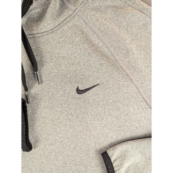 Nike Therma-Fit Hoodie Small Men's Activewear Sweater Training Sportswear Gray - Picture 4 of 10